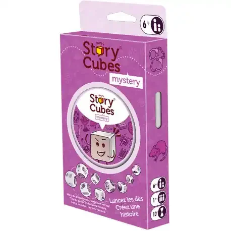 Escritura + Lectura + Idiomas Rory‘s Story Cubes Misterio – juego de dados de inventar historias en blister
