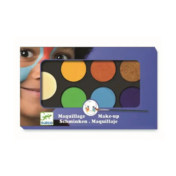 Estuche de maquillaje paleta 6 colores natural