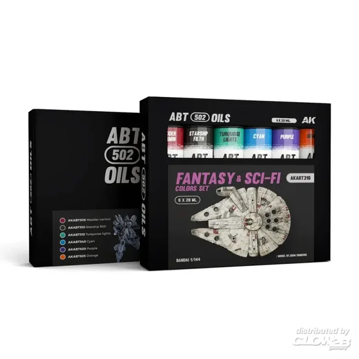 Fantasy & sci-fi colors set – abt 502 oils