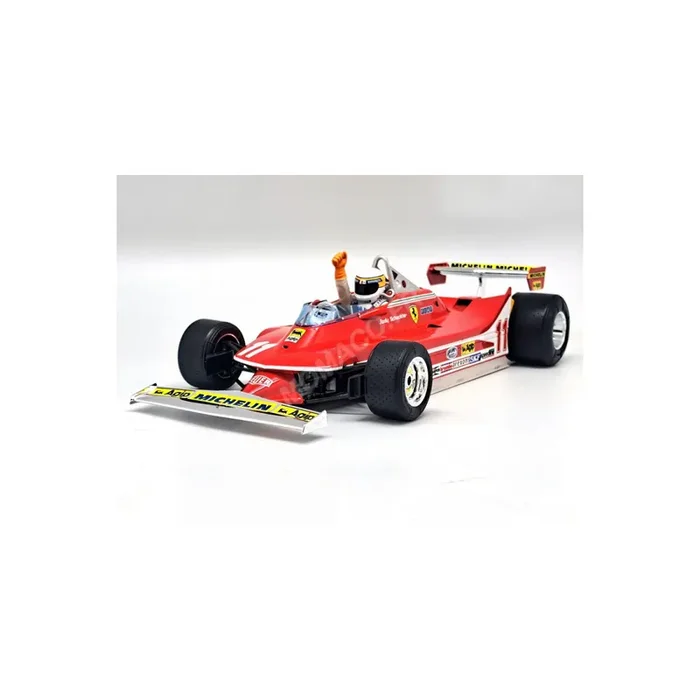 Ferrari f1 312 t4 11 jody scheckter monza grand prix 1979 1st and world champion with driver (18-01544)