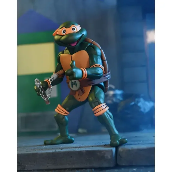 Figura Ninja Turtles (Cartoon) Ultimate Michelangelo VHS Figure 18 cm