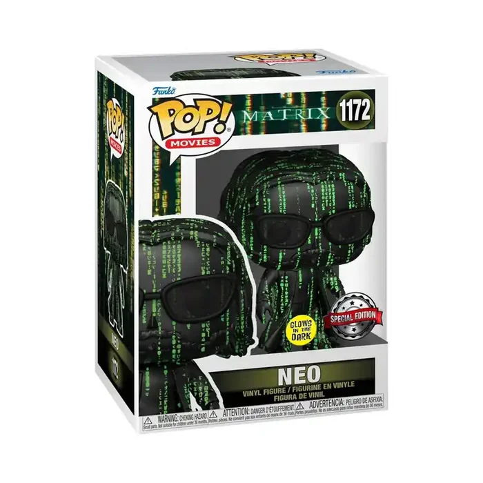 Figura Pop Matrix 4 Pop Neo Coded Glow In The Dark Exclusive