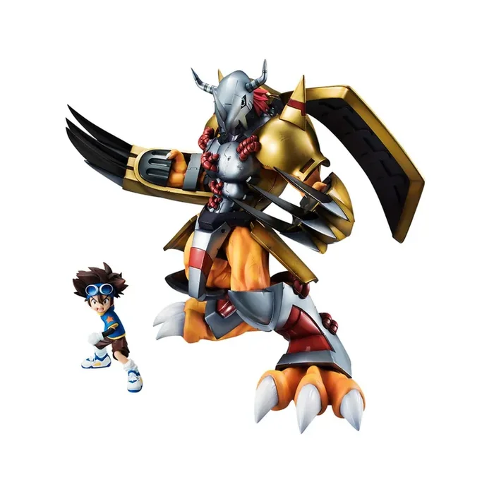 Figurita Digimon Adventure Precious GEM Series – Wargreymon & Taichi Yagami 25 cm