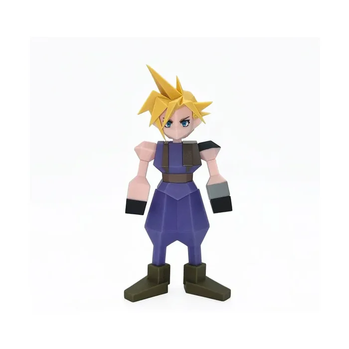 Figurita Final Fantasy VII Polygon Cloud Strife figure 15 cm