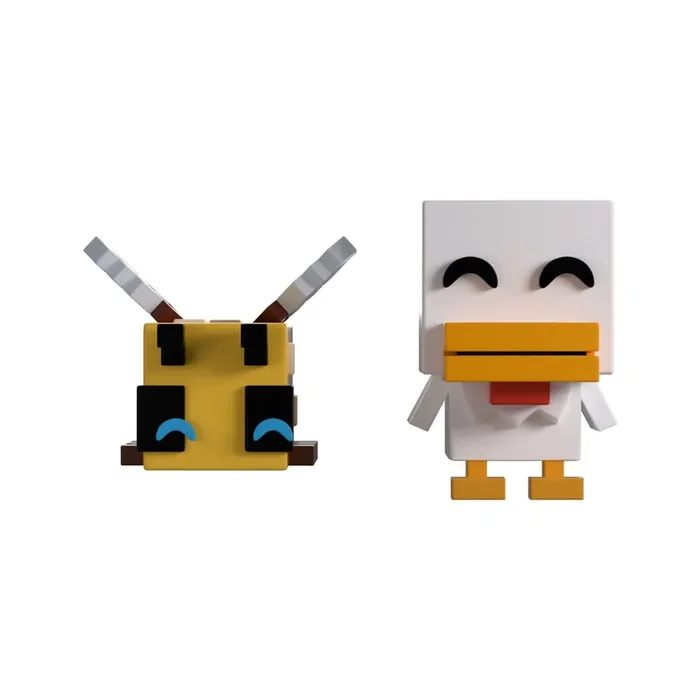 Figurita Minecraft Vinyl figures Bee and Chicken Monitor Buddiez