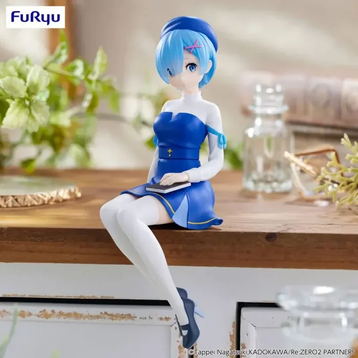 Figurita RE ZERO – Rem «Book Girl» – Noodle Stopper Statuette