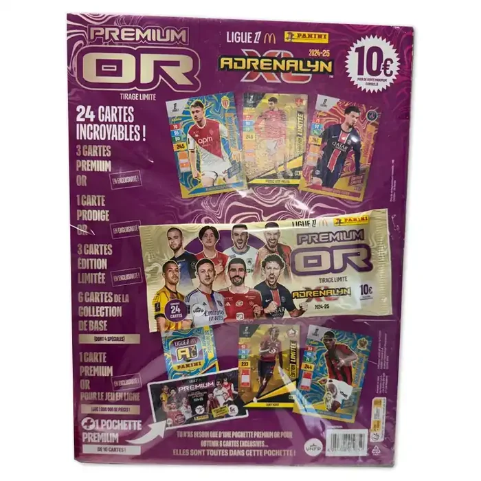 Football Panini Adrenalyn Ligue 1 Mcdo 24-25 Premium Gold Pouch