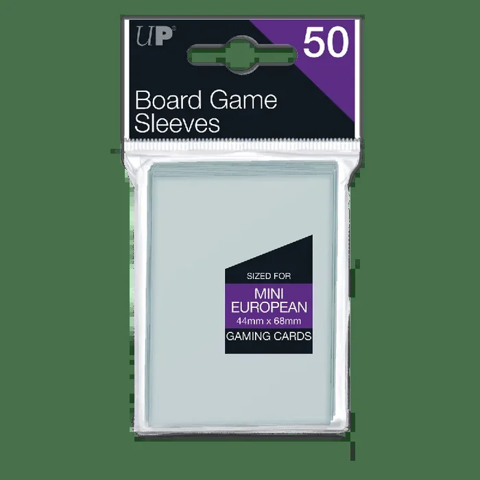 Fundas para mini juegos de mesa europeos (50 unidades) para cartas de 44 mm x 68 mm