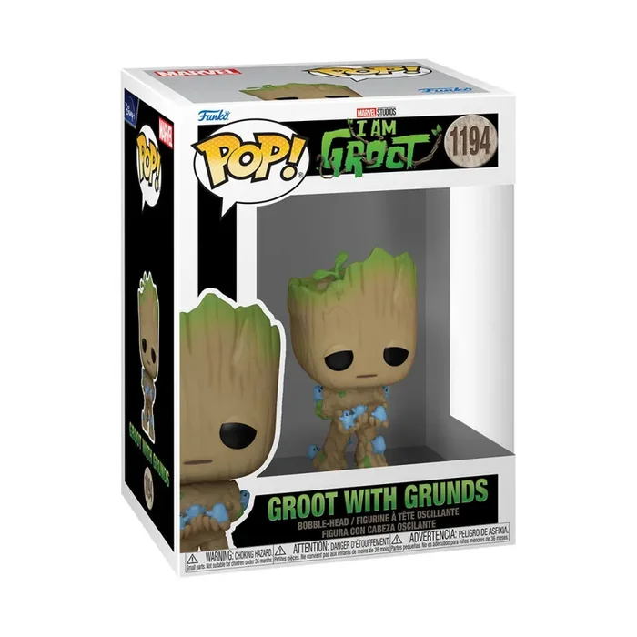 Funko POP! 1194 Yo soy Groot Marvel Groot with Grunds