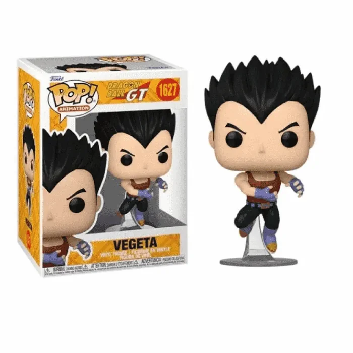 Funko Pop DBGT Vegeta Figura coleccionable de vinilo. Ideal para fans de Dragon Ball. Altura 10cm.
