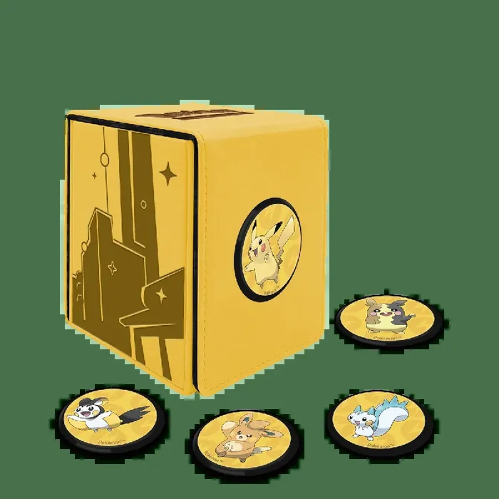 Galería Serie Shimmering Skyline Alcove Click Deck Box para Pokémon
