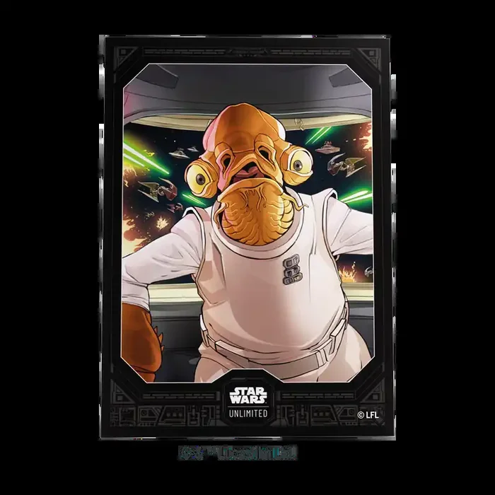 GG SW Unlimited Art Sleeves Admiral Ackbar