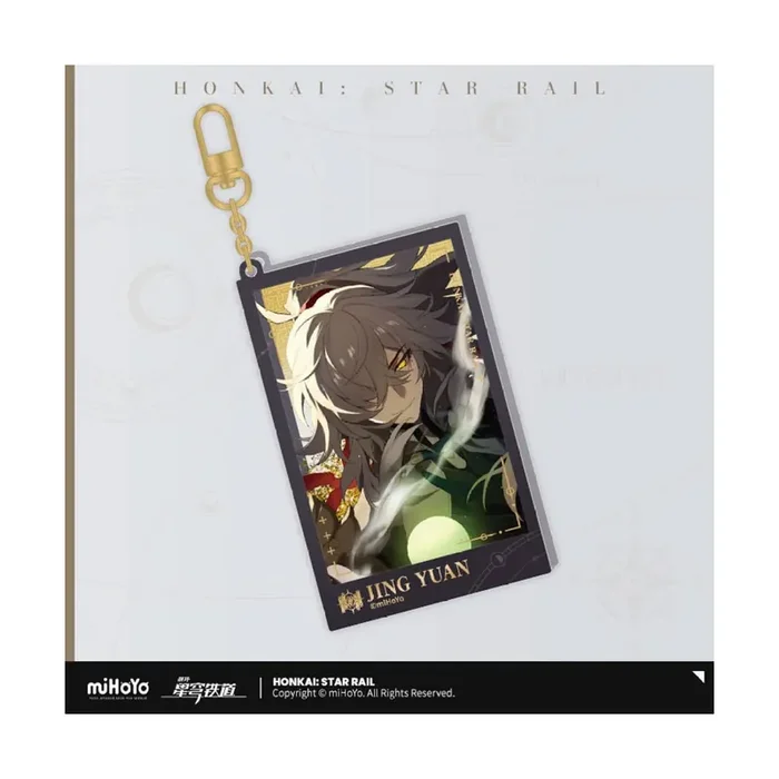 Honkai Star Rail Keychain Countdown Departure Series Jing Yuan Glitter 9 cm