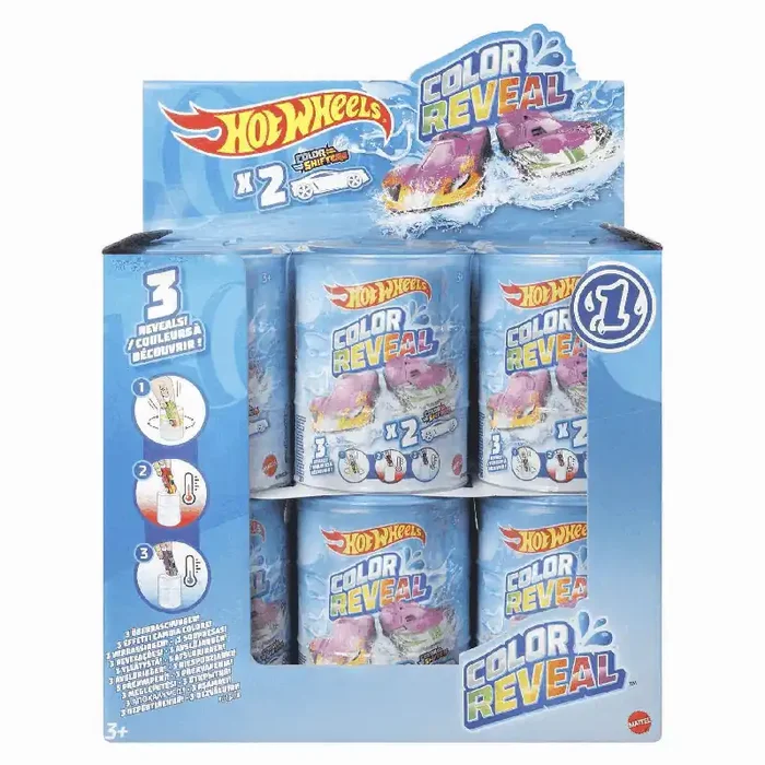 Hot Wheels Color Reveal coche de juguete 3 años