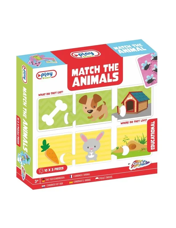 Juego de asociación de animales