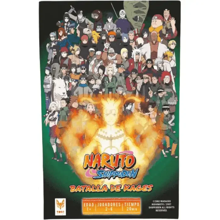 Juego de cartas Naruto Shippuden Batalla de Kages