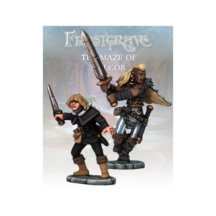 Juego de figura Frostgrave – Thief and Barbarian II (girls!)