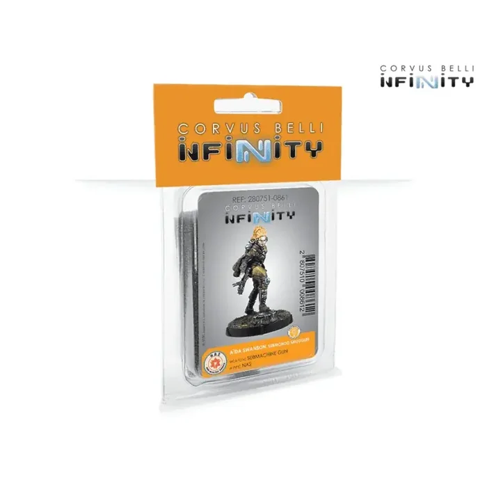 Juego de figura Infinity – Aïda Swanson, Submondo Smuggler (Submachine Gun)