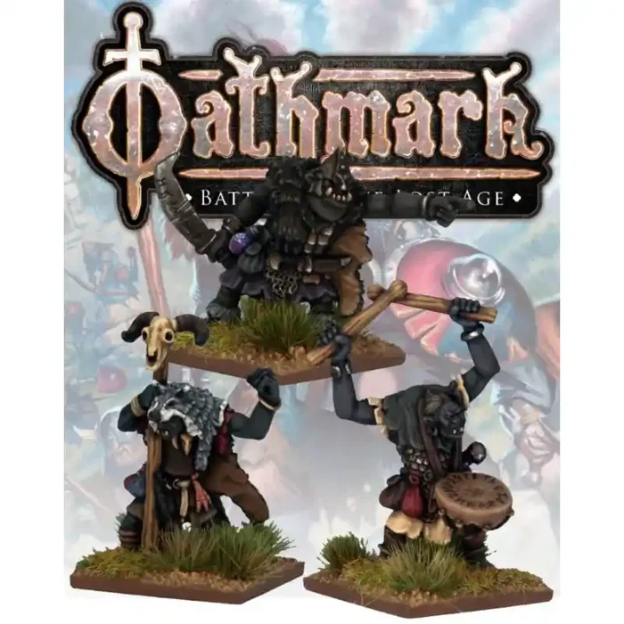 Juego de figura Oathmark – Goblin King, Wizard, Musician