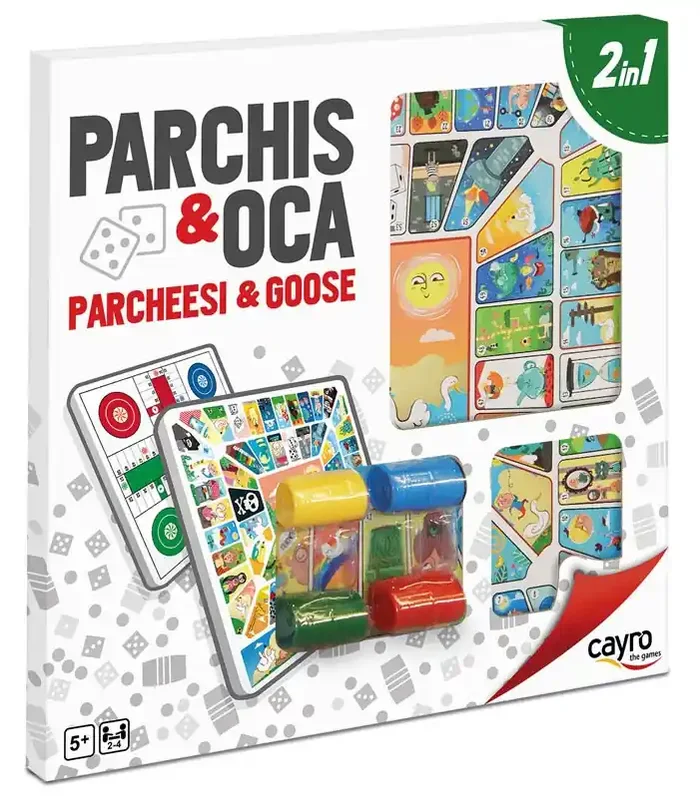 Juego de mesa – Parchis y Oca madera (2 en 1)
