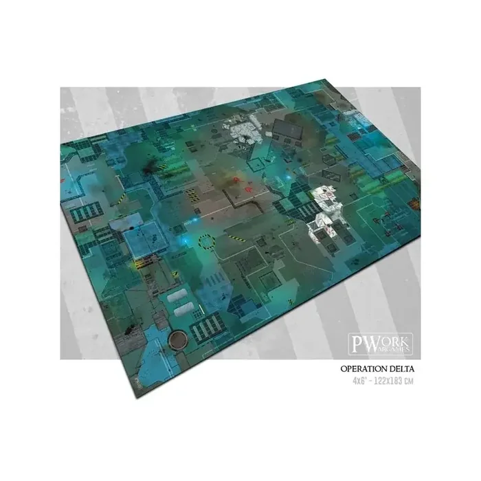 Juegos de mesa Neoprene play mat Operation Delta 120x120cm