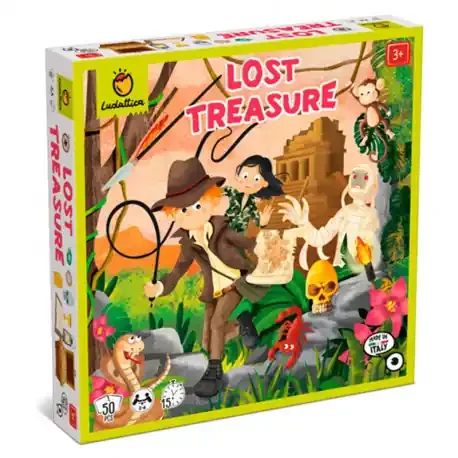 Juegos de mesa para todos Lost Treasure El Tesoro Perdido – juego de observación y rapidez para 2-6 jugadores