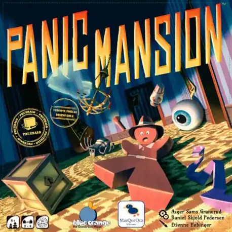 Juegos de mesa para todos Panic Mansion -Divertido juego de habilidad para 2-4 jugadores