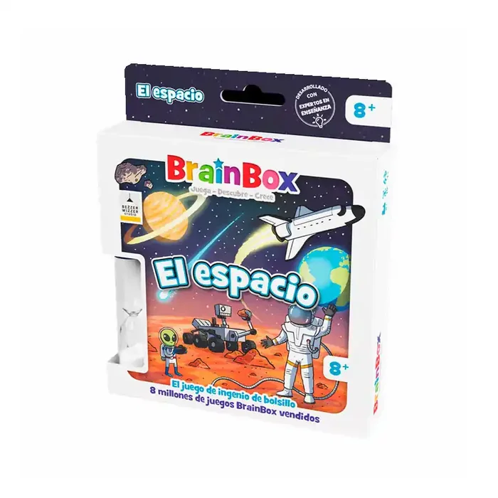 Juegos y juguetes educativos BrainBox POCKET El Espacio – juego de memoria y preguntas rápidas