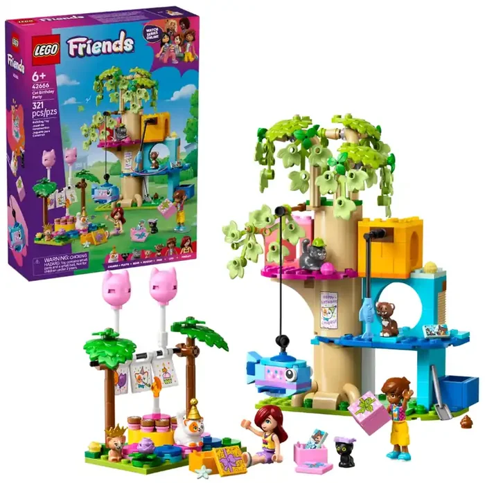 Lego – Fiesta Cumpleaños y Casa del Árbol Felina