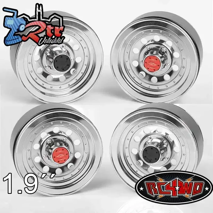 Llantas Rc4wd 1.9 Clásico de 10 hoyos Beadlock 4 Unidades Z-W0296