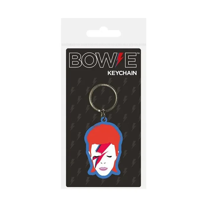 Llavero de goma David Bowie Aladdin Sane 6 cm