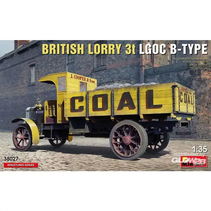 Maqueta Camión británico LGOC 3t B-Type