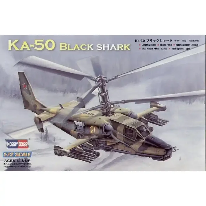 Maqueta Kamov Ka-50 Hokum