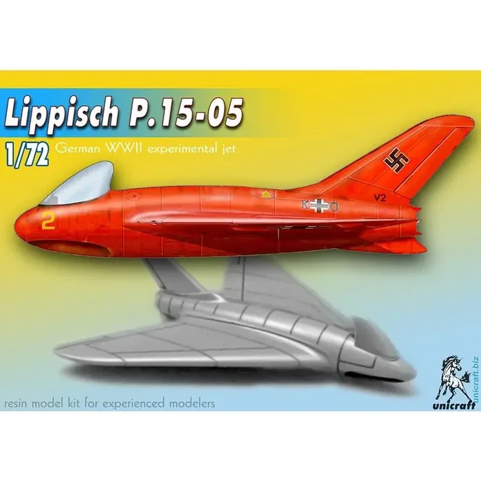Maqueta Lippisch P.15-05 Proyecto jet alemán de la Segunda Guerra Mundial