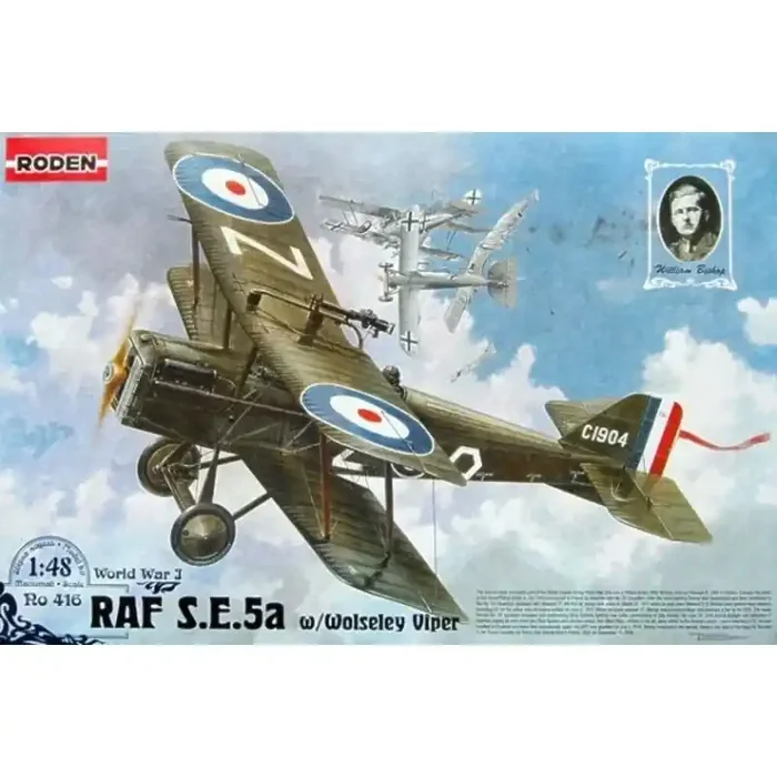 Maqueta Royal Aircraft Factory SE.5A with Wolsely Viper engine