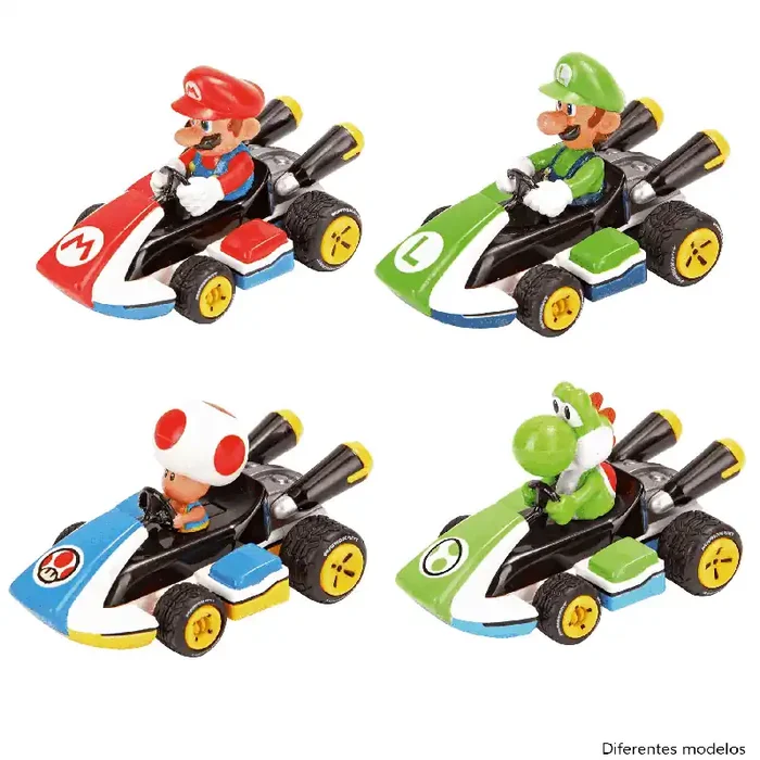 Mario Kart Nintendo Coche Retroficción Diferentes Personajes