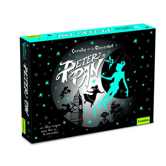 Marionetas y títeres Cuentos en la Oscuridad Peter Pan – Teatrillo de sombras Ludattica