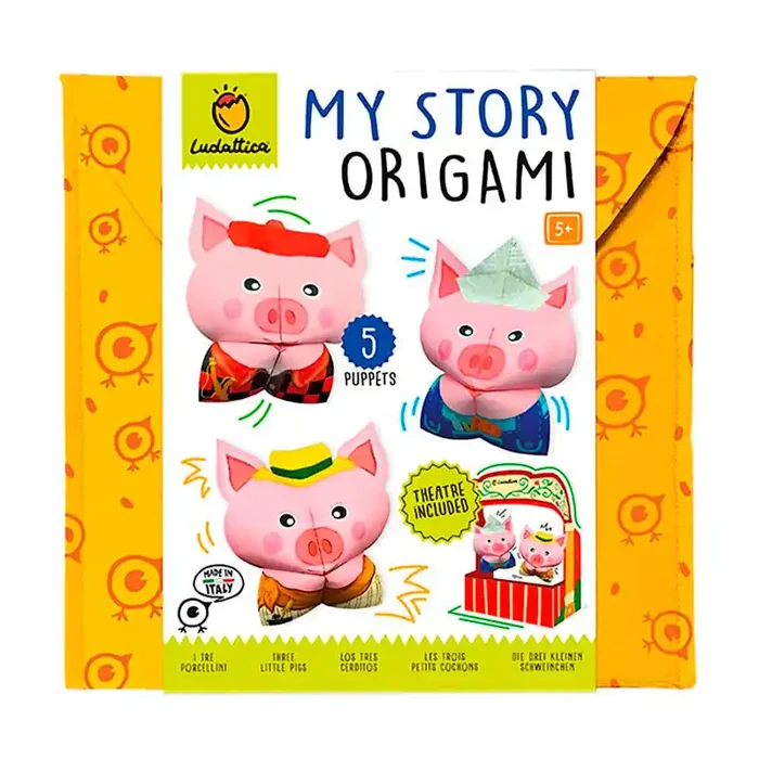 Marionetas y títeres My Story Origami – Los Tres Cerditos – Ludattica