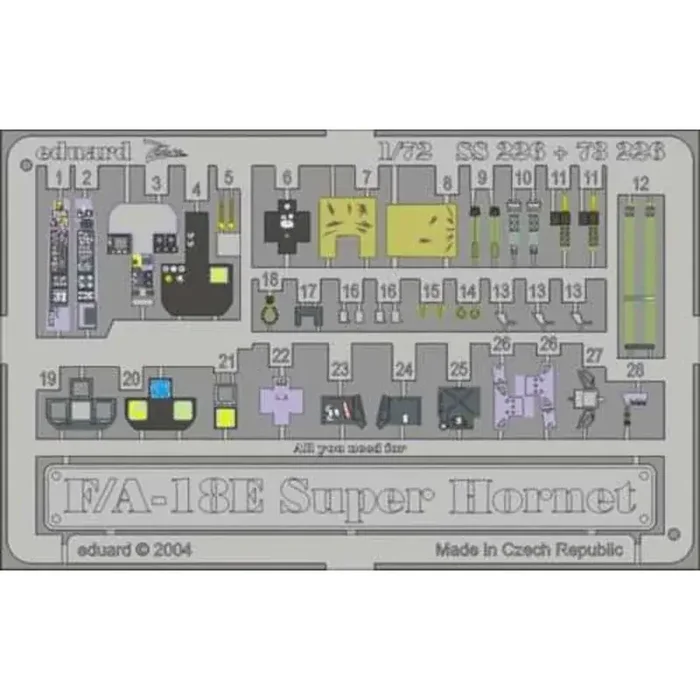 McDonnell Douglas F/A-18E Super Hornet PRE-PAINTED IN COLOUR! (diseñado para ser ensamblado con maquetas de Hasegawa) This Zoom