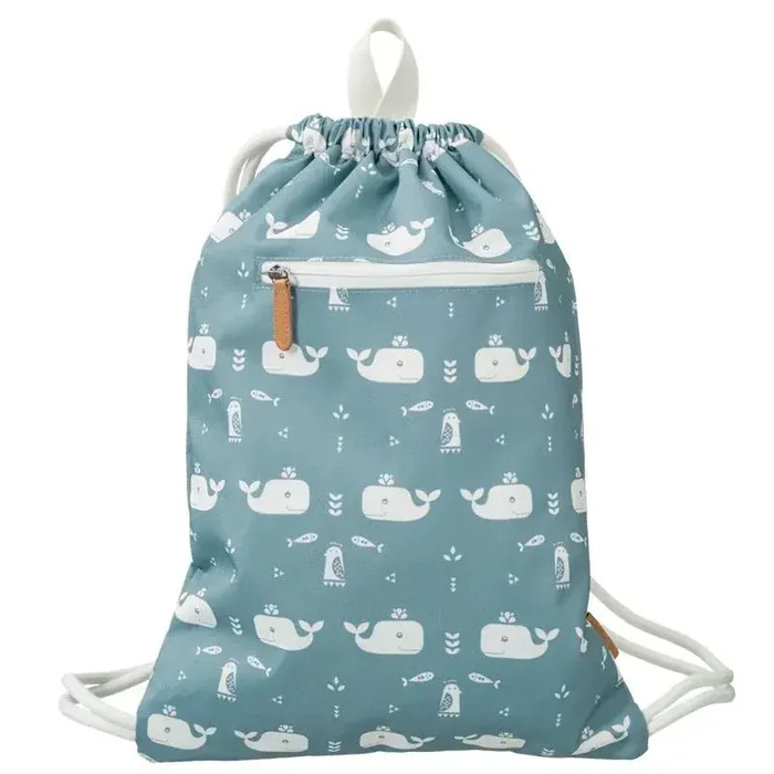 Mochila Saco Fresk Ballena Azul