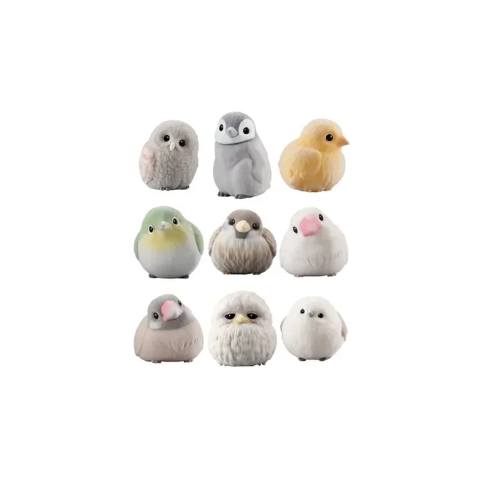 Mofu Mofu Tenori Friends Flocked Birds Mystery Box Asst 12pcs