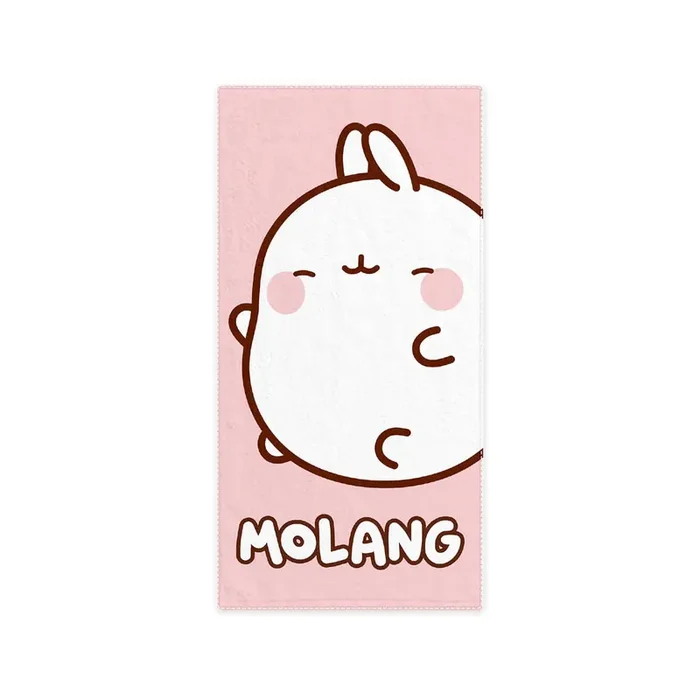 Molang bath towel Pink 150 x 75 cm