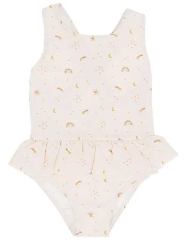 Monnëka Bañador Cruzado con volantes – Starlight (Talla S)