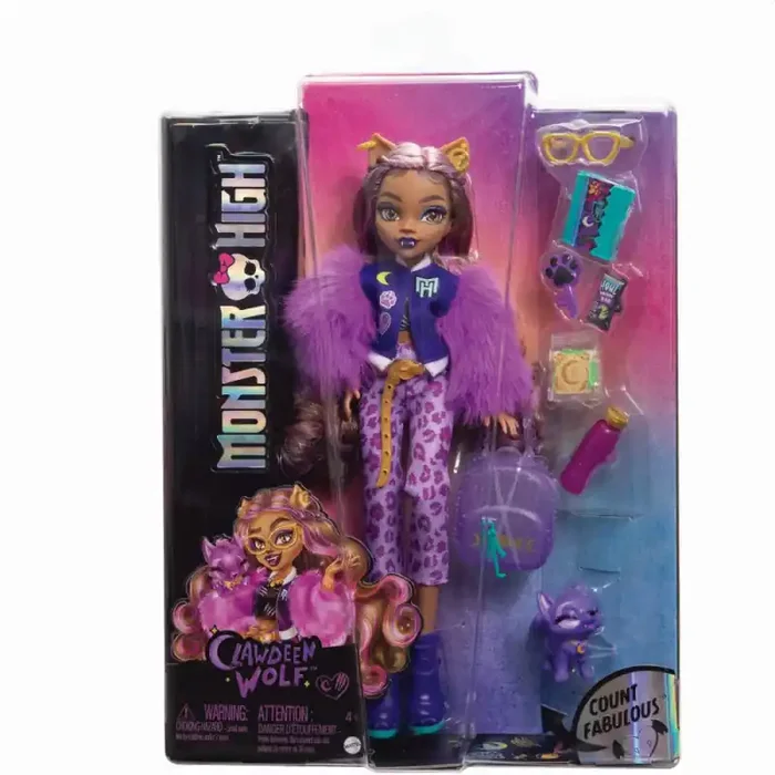 Muñeca articulada Monster High Clawdeen Wolf