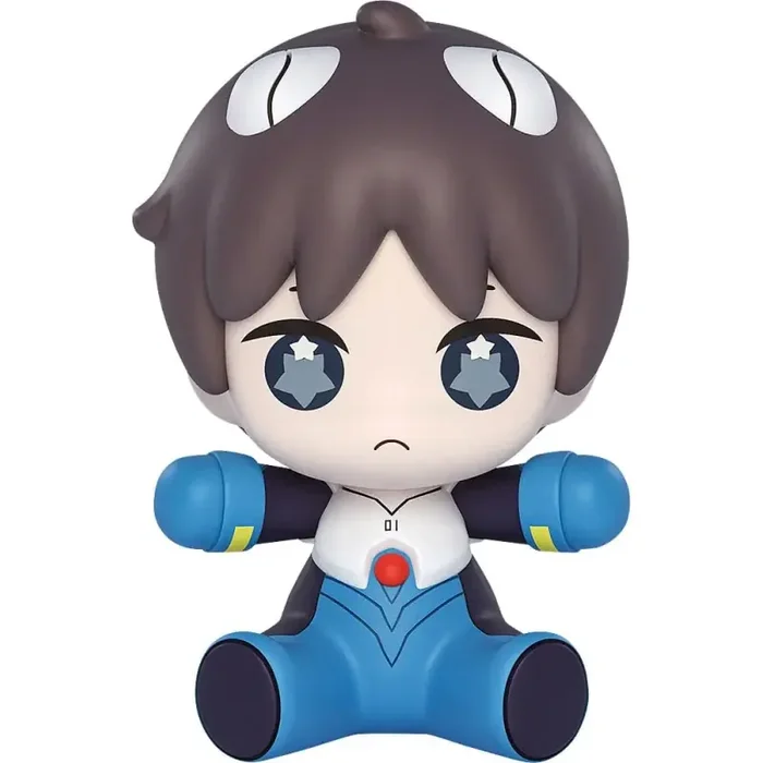 Neon Genesis Evangelion Rebuild of Evangelion figure Chibi Huggy Good Smile Shinji Ikari Plugsuit Ver. 7cm