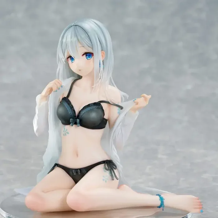 Original Character 1/7 Silver-Haired Girl Sky Blue Morning Special Outfit Ver. by Fuumi Illustration 16 cm