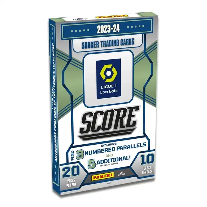 Panini Soccer Trading Card Score Ligue 1 23-24 Box 20 Pockets 10 Cards