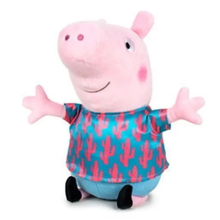 PELUCHE GEORGE PIG CACTUS 31cm