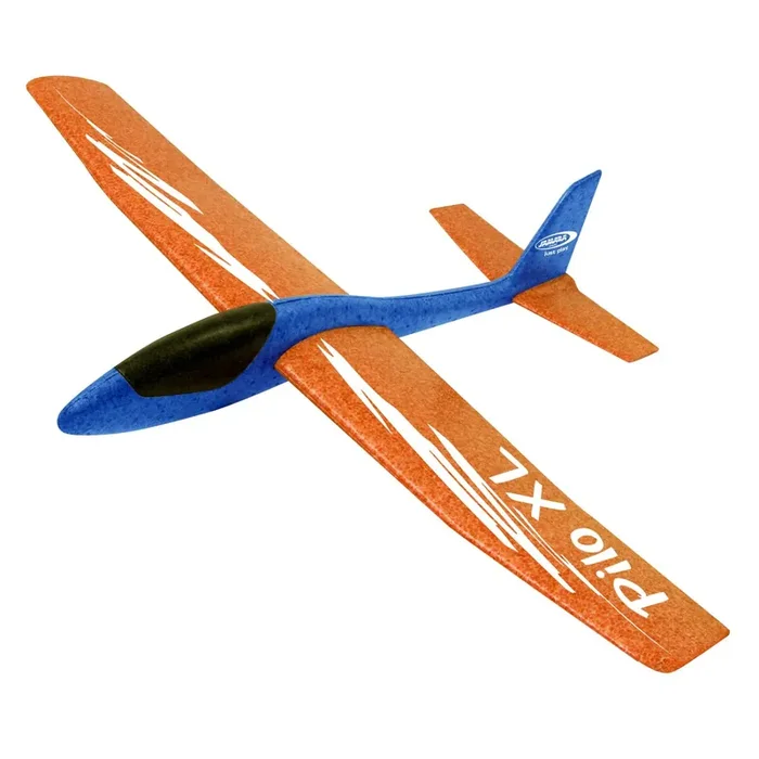 Pilo XL Foam Hand Launch glider EPP wing orange fuselage blue