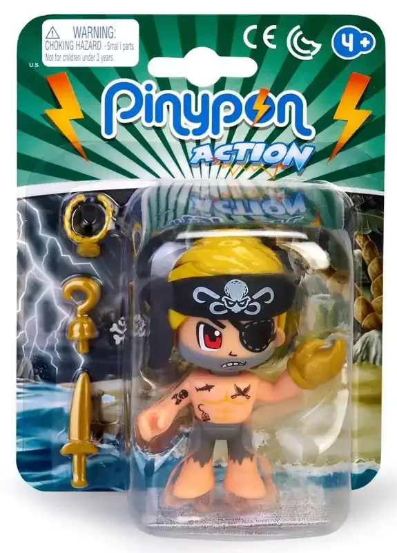 PIN Y PON ACTION FIGURA PIRATA